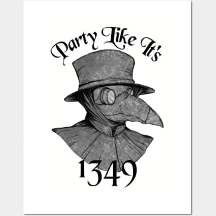 Party with the Plague Doctor - Filled Posters and Art